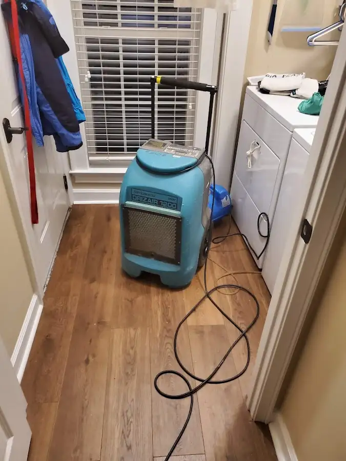 Commercial dehumidifier deployed for Flood Damage Cleanup in Camillus